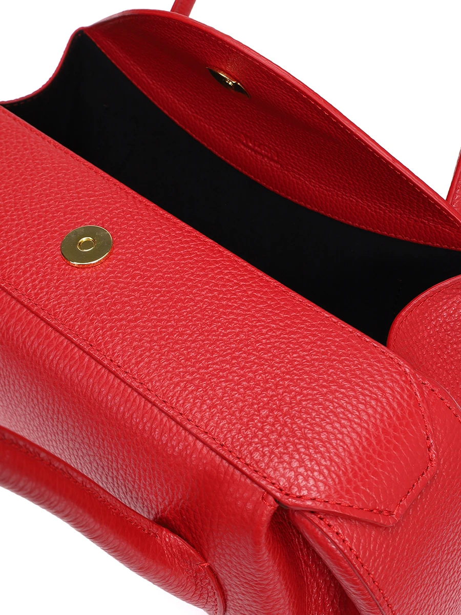 Сумка кожаная Oyster YUZEFI YUZPF25-HB-OYSB-L060 Красный  Фото 4