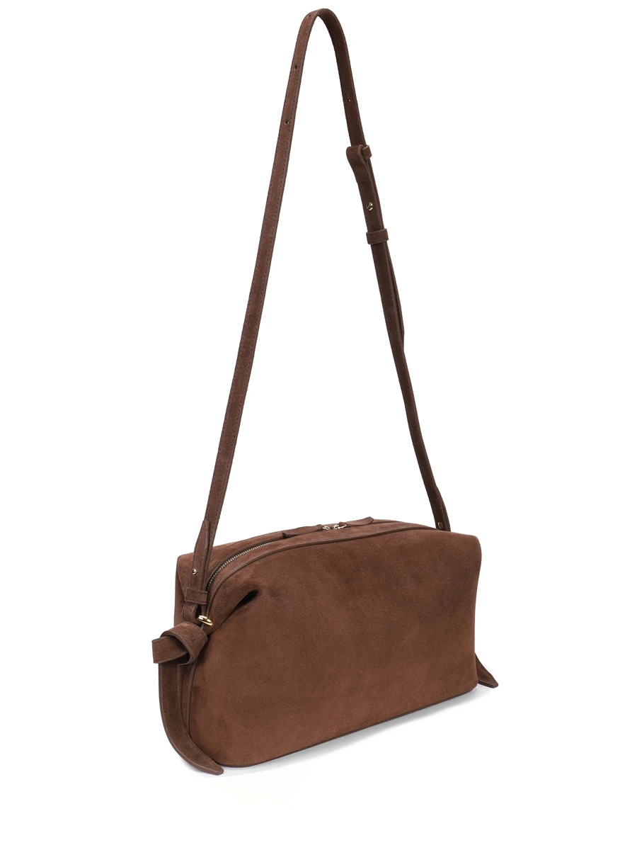 Сумка замшевая Brioche Pouch YUZEFI YUZPF25-HB-BP-S004 Коричневый  Фото 3