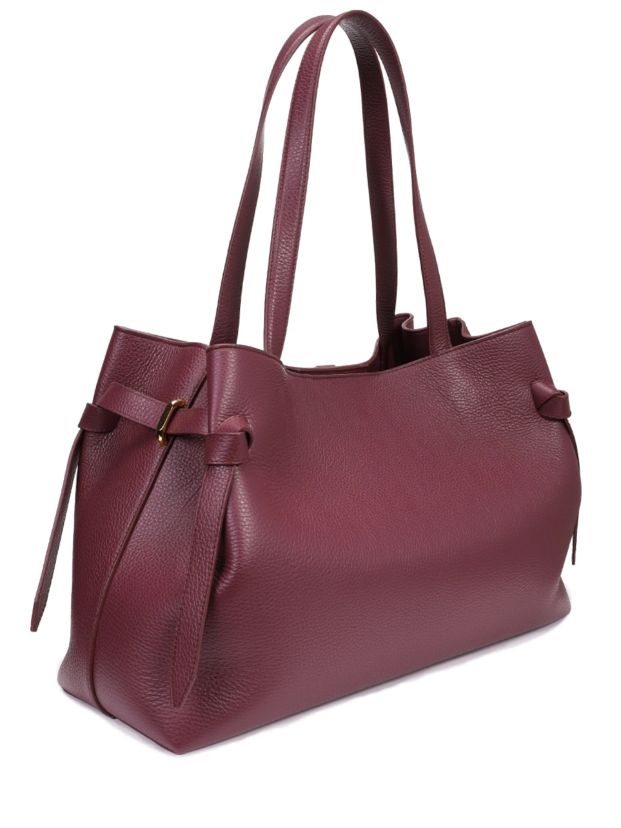 Сумка кожаная Gyoza Tote YUZEFI YUZPF25-HB-GZT-L049 Фиолетовый  Фото 3