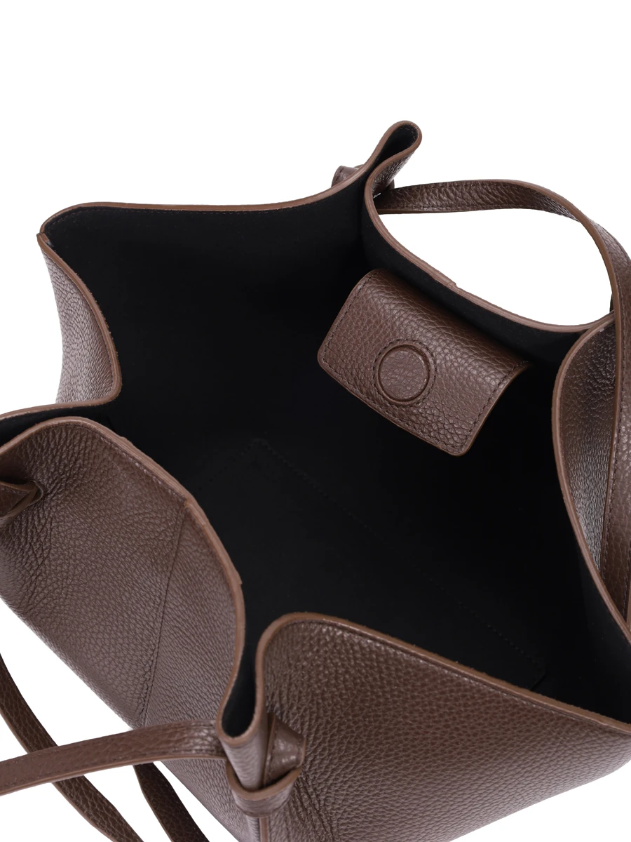 Сумка кожаная Mochi YUZEFI YUZCO-HB-MO-L038 Коричневый  Фото 4