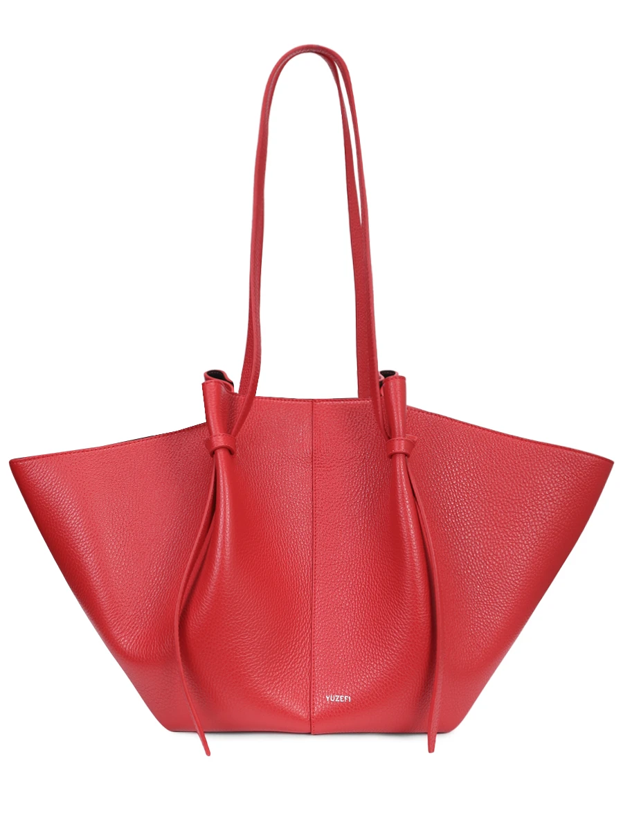 Сумка кожаная Large Mochi YUZEFI YUZPF25-HB-LM-L060 Красный 