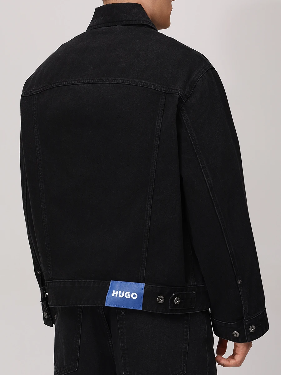 Куртка джинсовая HUGO 50541727/003 Черный  Фото 3