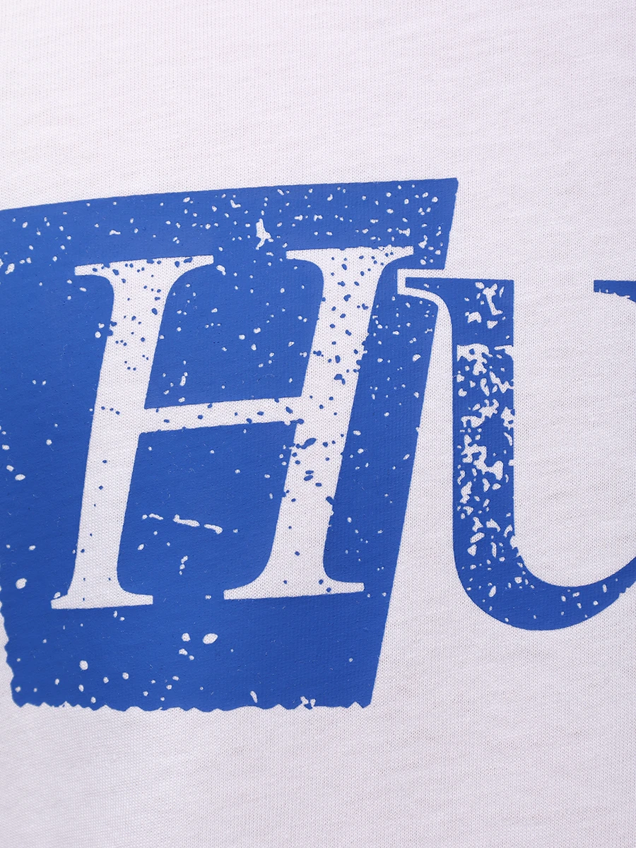 Футболка хлопковая HUGO 50543485/100 Белый  Фото 6