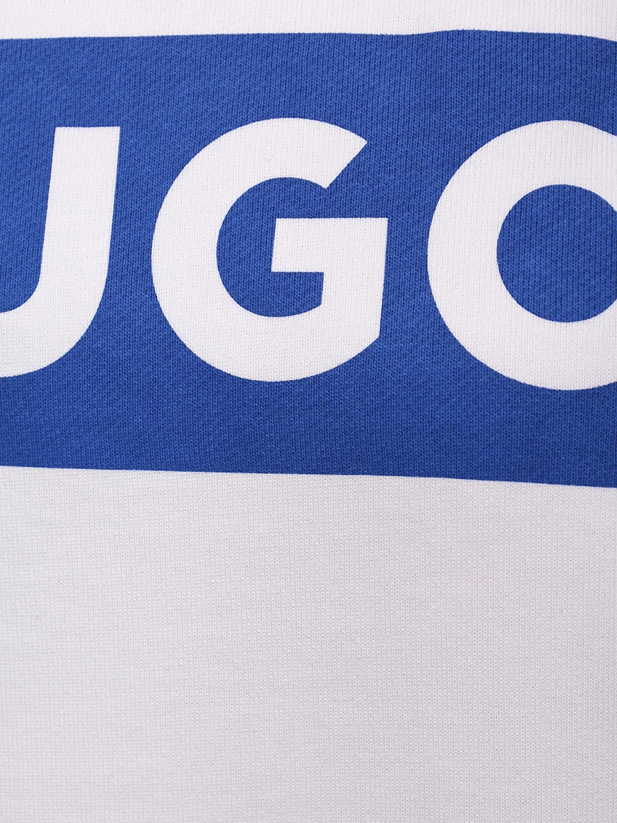 Толстовка хлопковая HUGO 50522425/100 Белый  Фото 6