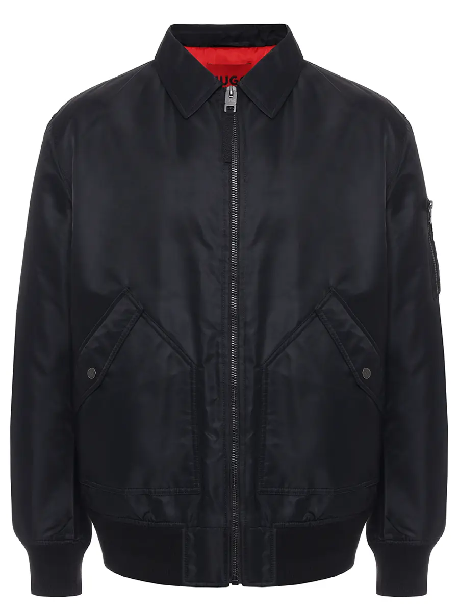 Куртка однотонная HUGO 50541604/001 Черный 