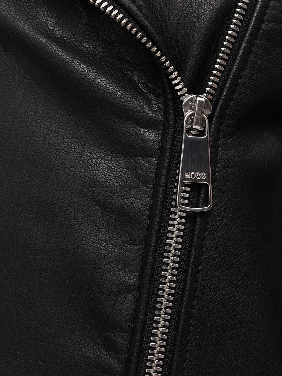 

Куртка-косуха кожаная, Черный, 50541769/001