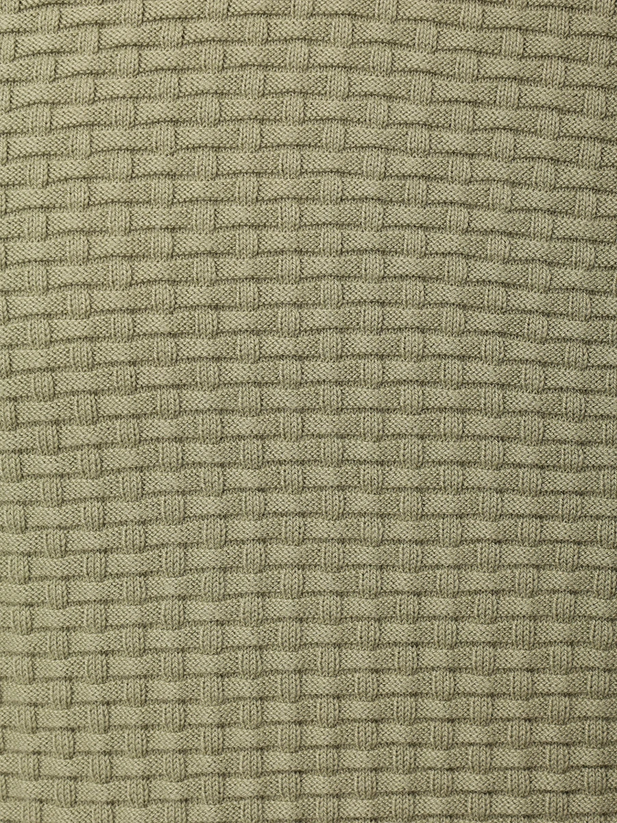 Джемпер хлопковый BOSS 50545283/314 Зеленый  Фото 6