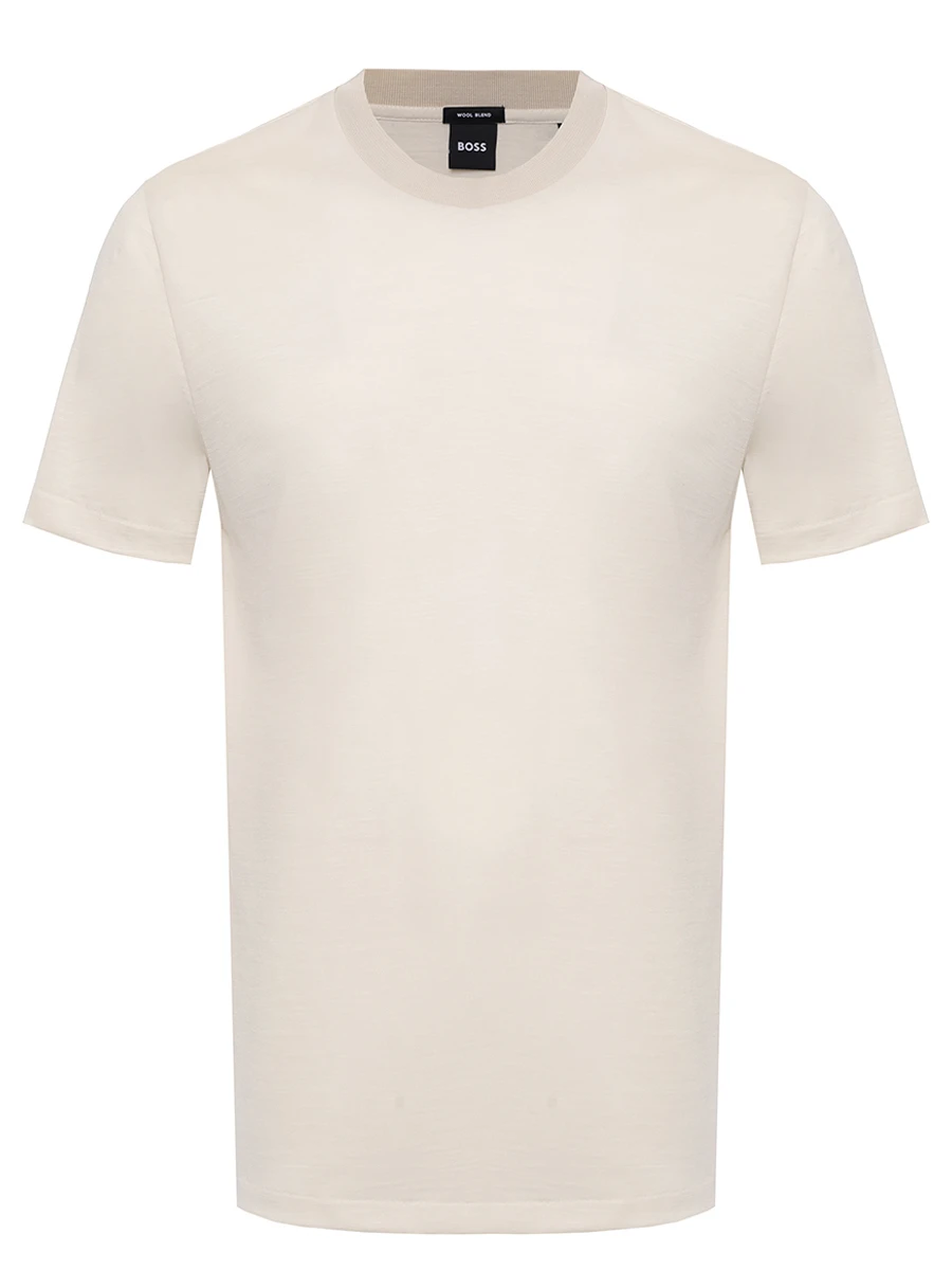 Футболка шерстяная BOSS 50549321/131 Бежевый 