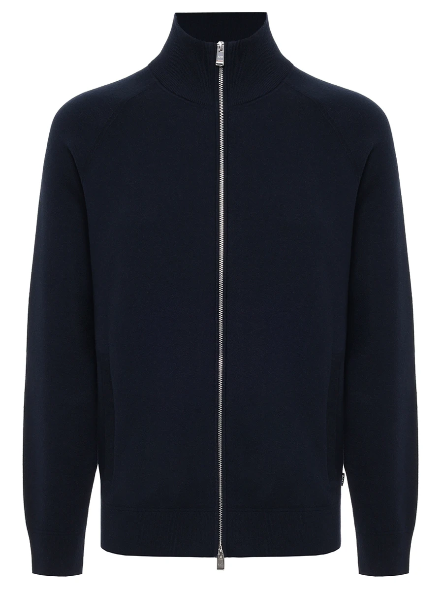 

Кардиган из хлопка и шерсти, Синий, 50543150/404