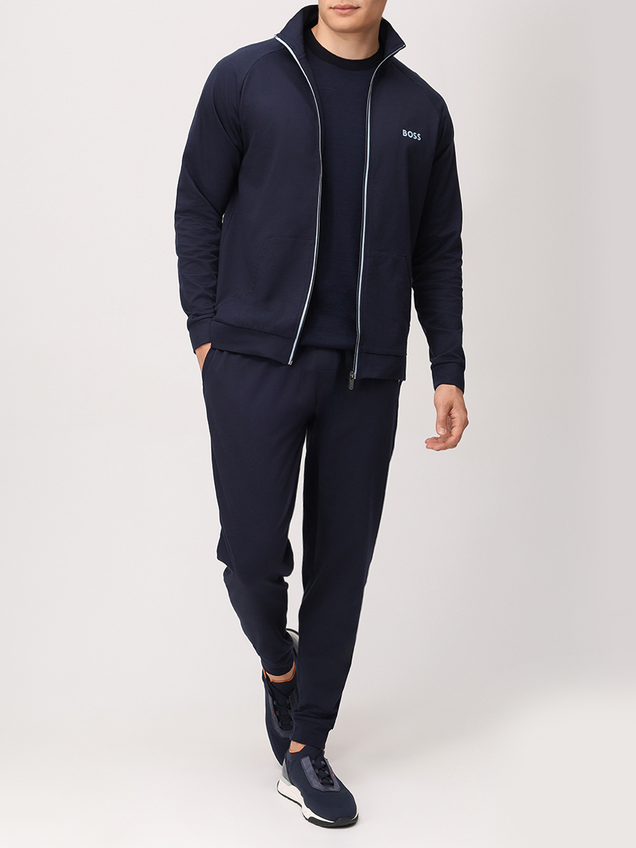 Футболка шерстяная BOSS 50549321/404 Синий  Фото 2