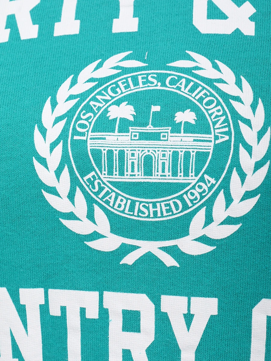 Футболка хлопковая SPORTY & RICH TO089625218GR37/3763 Зеленый  Фото 5