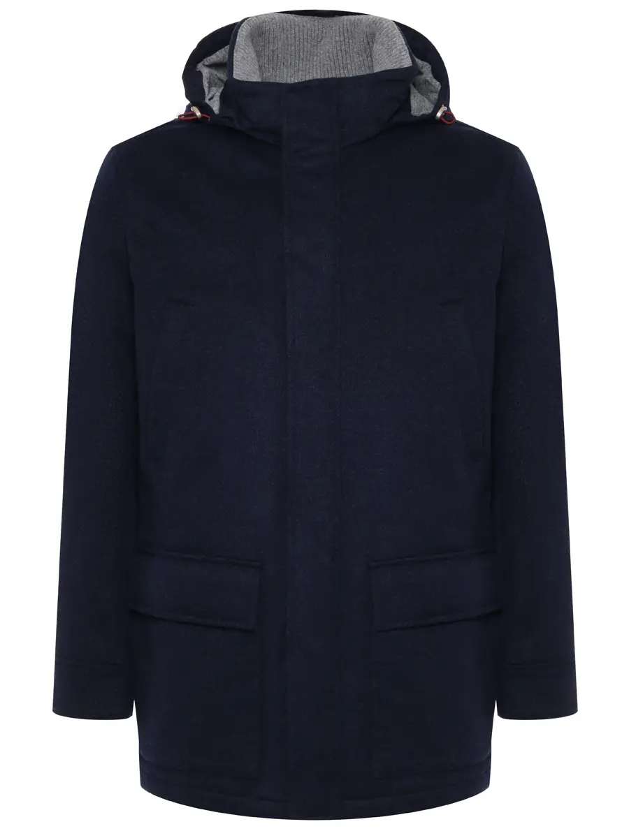 Куртка кашемировая BRUNELLO CUCINELLI MM4006400 CBD07 Синий 