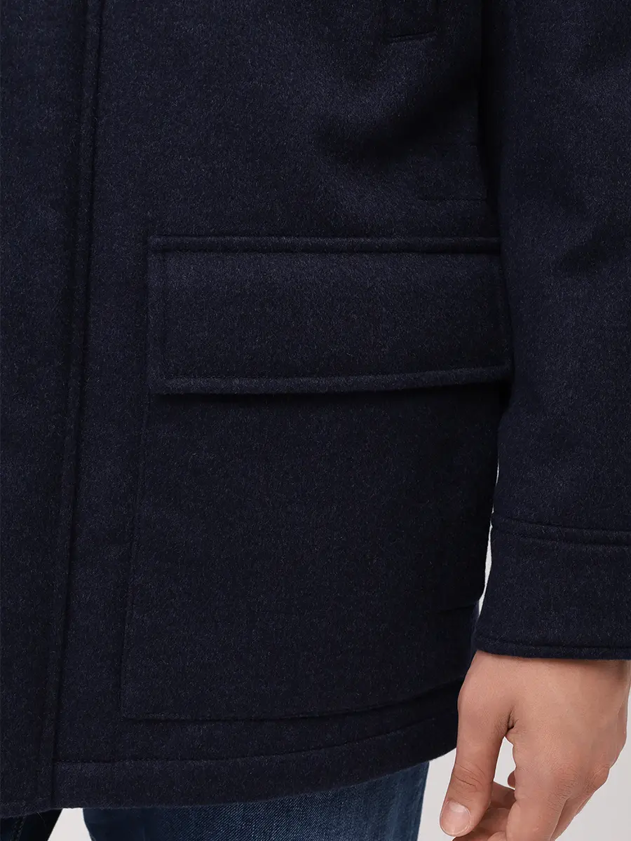 Куртка кашемировая BRUNELLO CUCINELLI MM4006400 CBD07 Синий  Фото 5