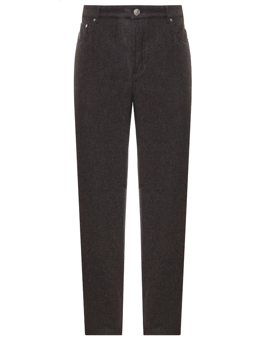 

Брюки шерстяные, Коричневый, M038PF1010 C338