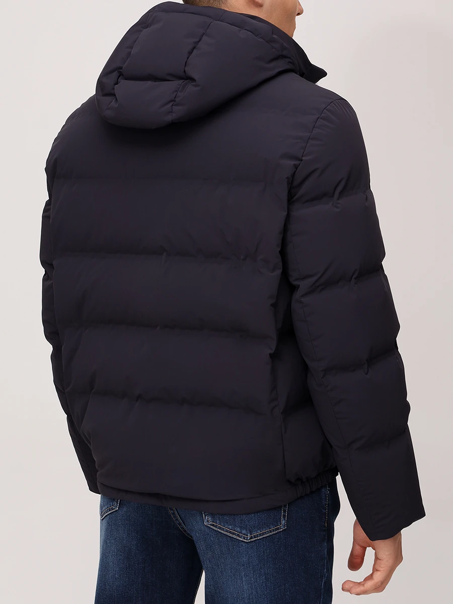 Пуховик стеганый BRUNELLO CUCINELLI MM4911836 CRI58 Темно- Синий  Фото 3