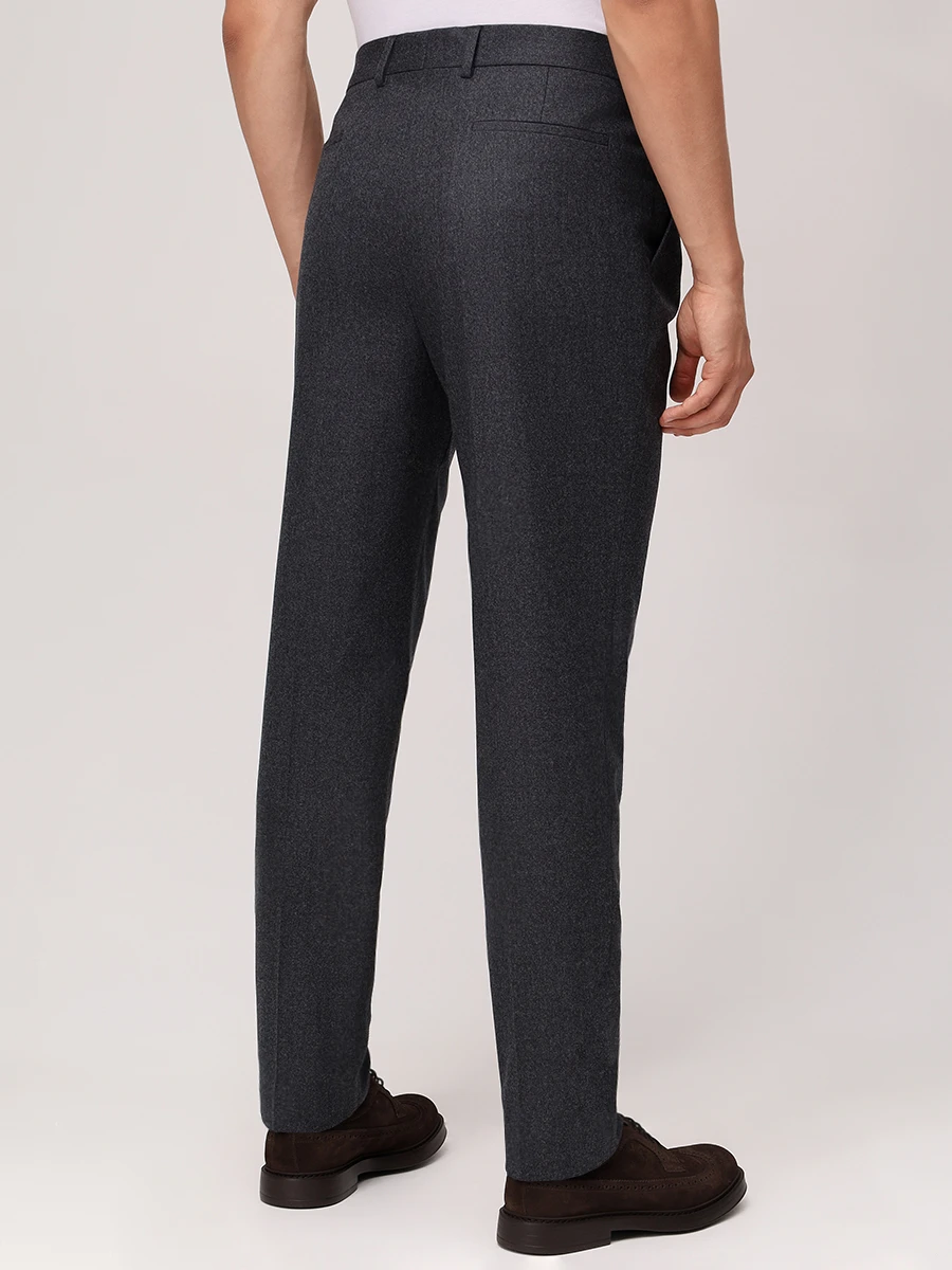 Брюки шерстяные BRUNELLO CUCINELLI ME226E1450 C004 Серый  Фото 3