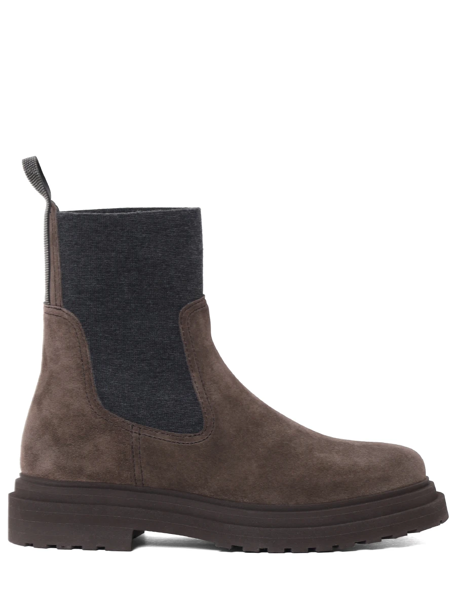 

Ботинки замшевые, Серый, MZSFG3034P C7284