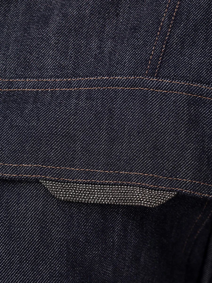 Рубашка джинсовая BRUNELLO CUCINELLI MP792MY506 C001 Деним  Фото 6