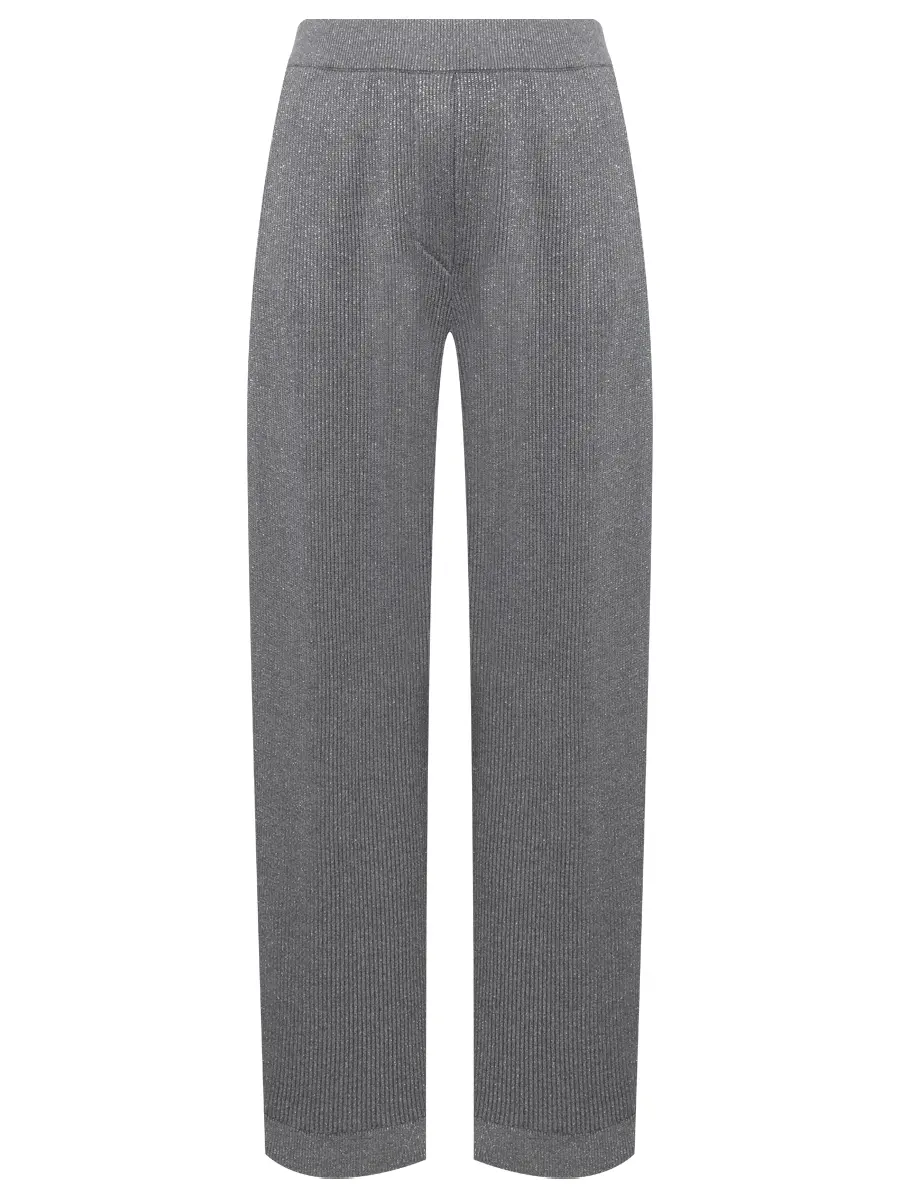 

Брюки из хлопка и вискозы, Серый, MAZ260299P CXP07