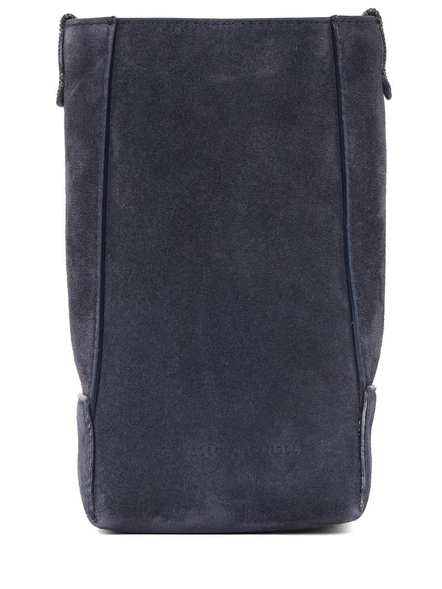 Сумка замшевая BRUNELLO CUCINELLI MWDLD2739P C8901 Синий 
