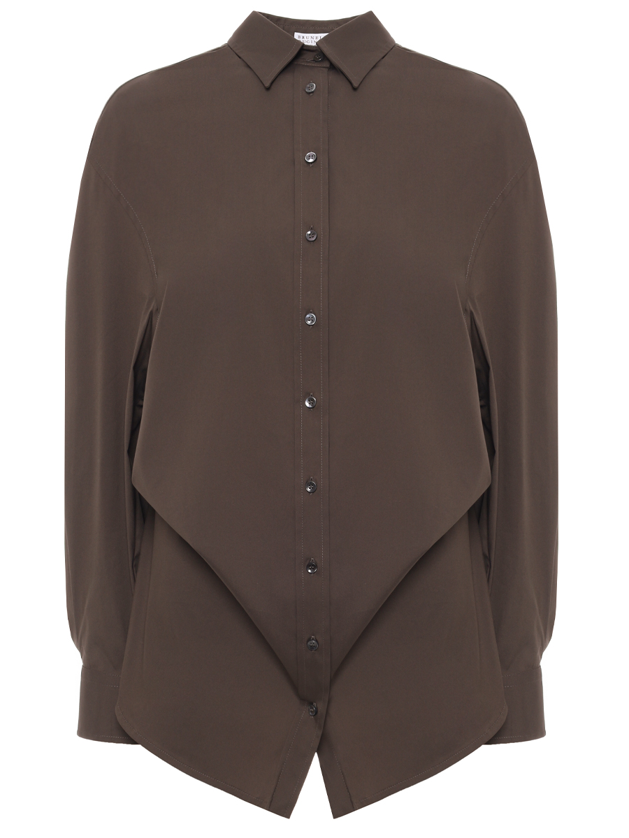 Рубашка хлопковая BRUNELLO CUCINELLI