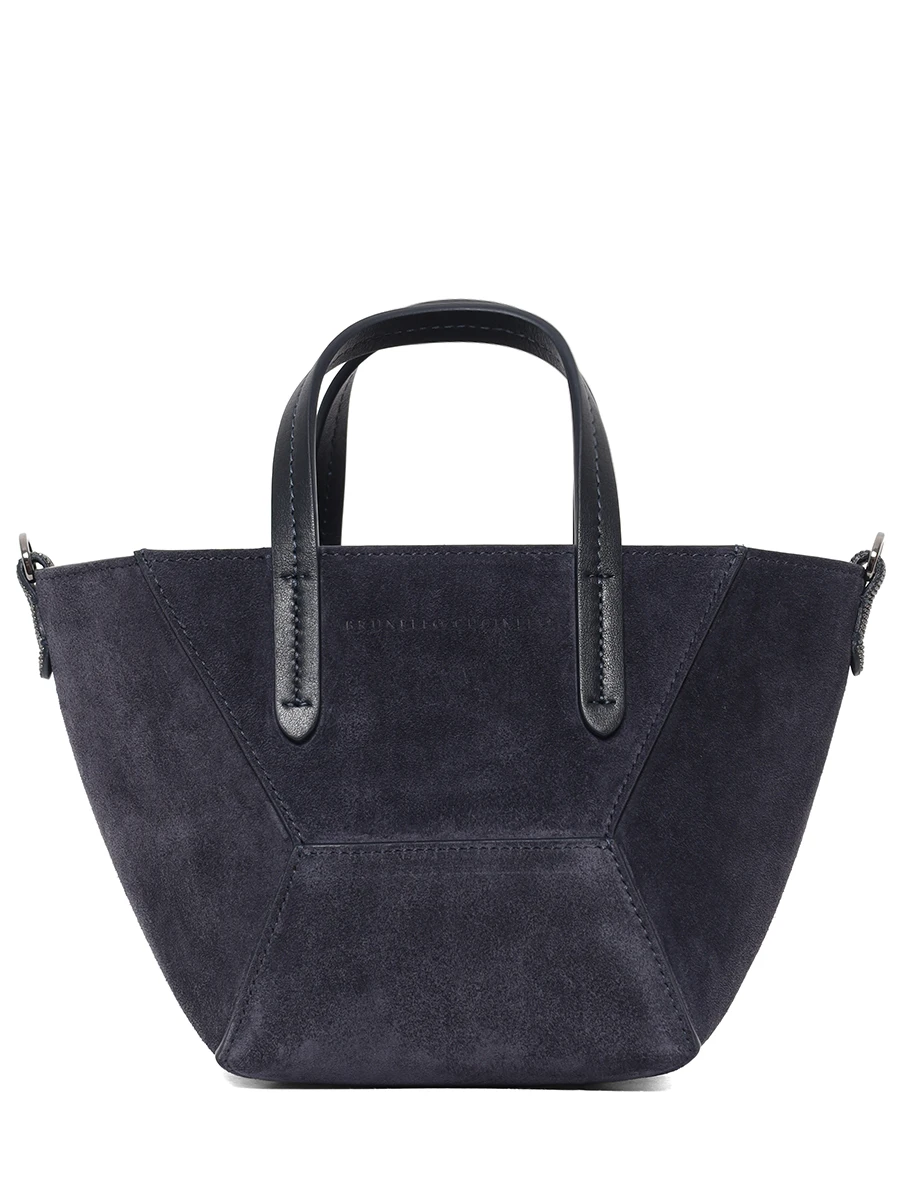 Сумка замшевая BRUNELLO CUCINELLI MBDLD2675P C8901 Синий 