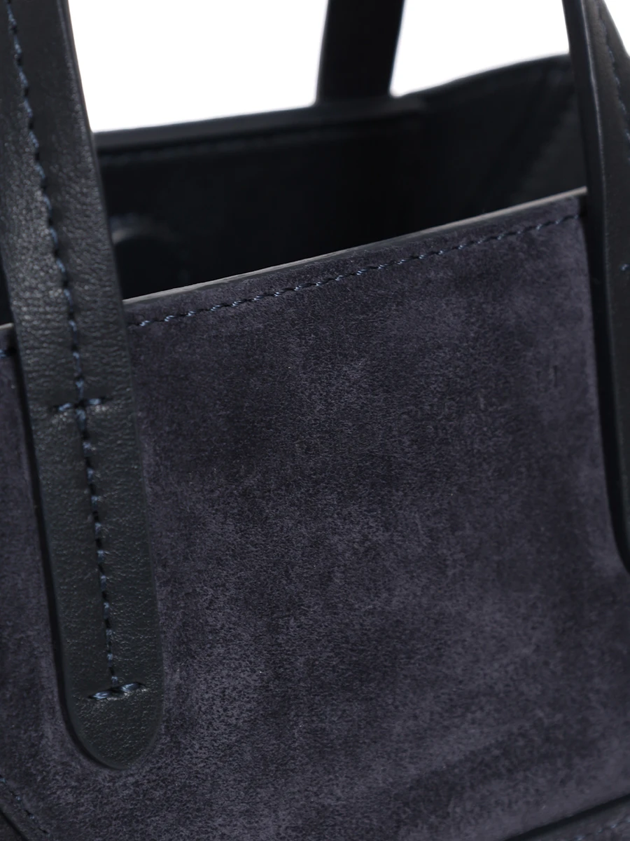 Сумка замшевая BRUNELLO CUCINELLI MBDLD2675P C8901 Синий  Фото 5