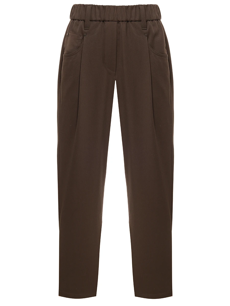 

Брюки хлопковые, Коричневый, MP126P8417 C4222