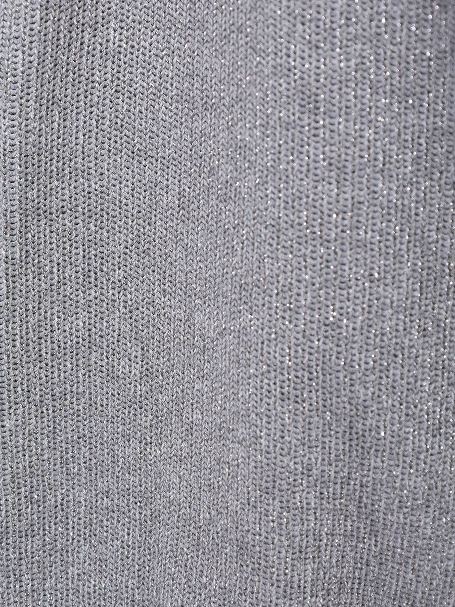 Пуловер хлопковый BRUNELLO CUCINELLI MAZ260202P CBK52 Серый  Фото 7