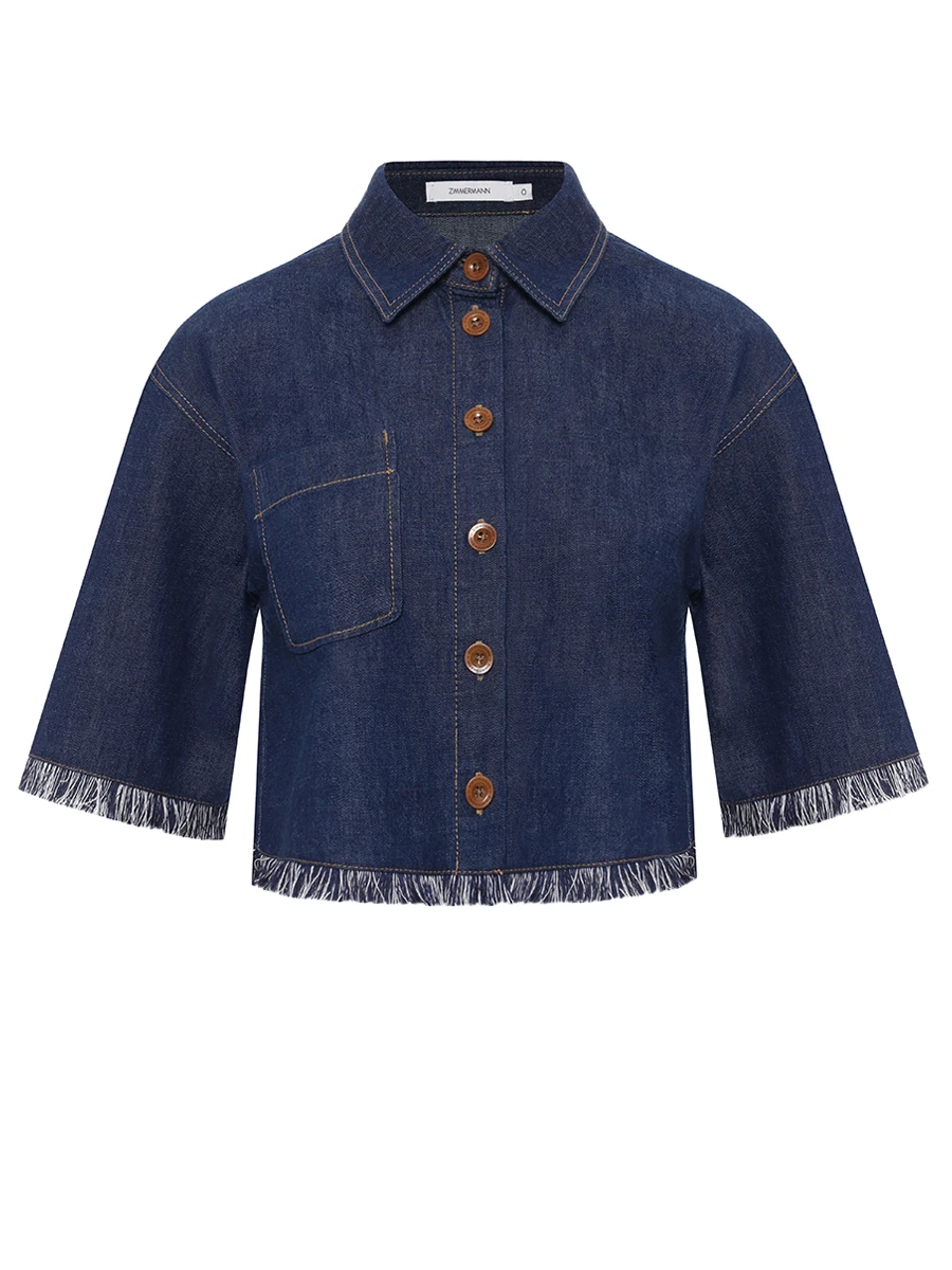 Рубашка джинсовая ZIMMERMANN 2799TSS251/Atlantic Синий 