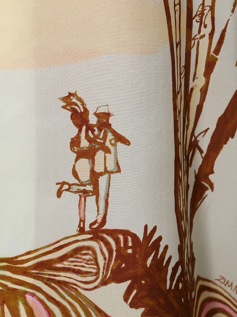 

Рубашка шелковая, Зеленый, 3570TSS254/Tropicana