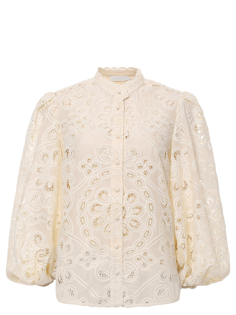 Блуза хлопковая ZIMMERMANN