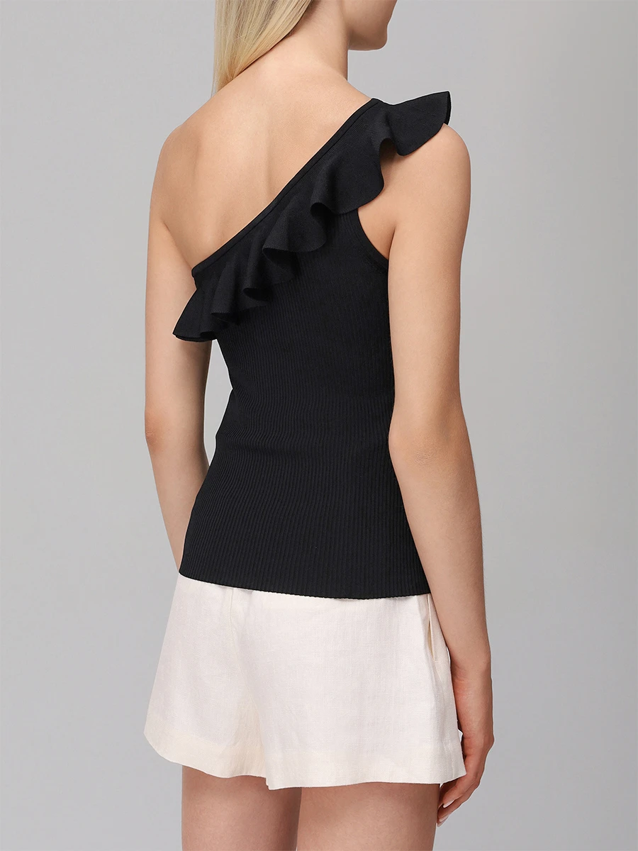 

Топ из вискозы, Черный, 4397TSS251/Black