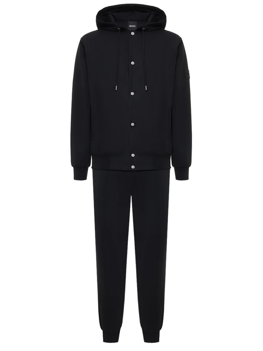 

Костюм из лиоцелла и шерсти, Черный, 50543385/50543380/001