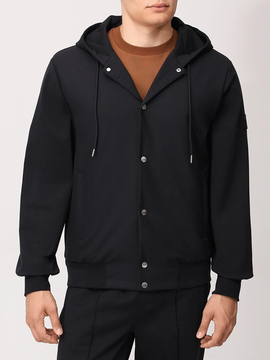 Костюм из лиоцелла и шерсти BOSS 50543385/50543380/001 Черный  Фото 4