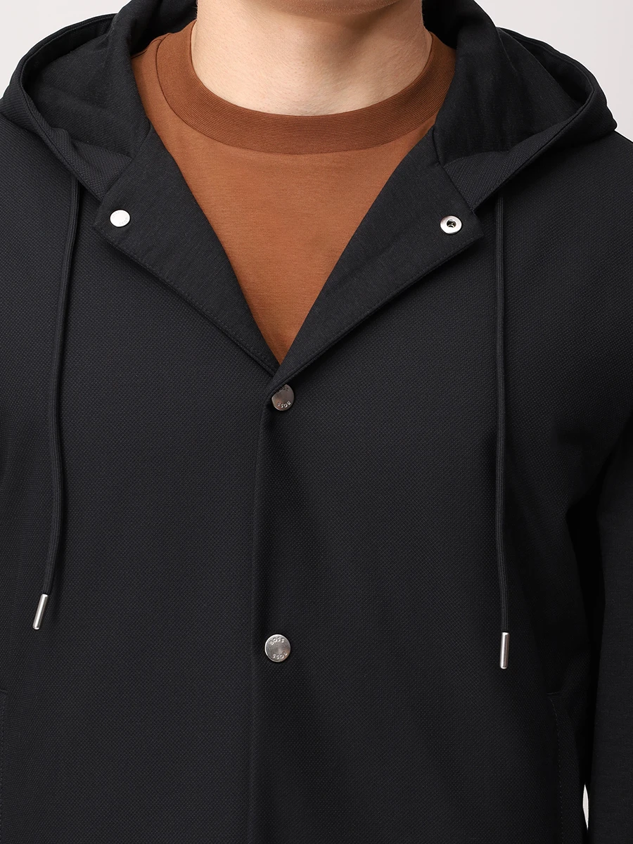 Костюм из лиоцелла и шерсти BOSS 50543385/50543380/001 Черный  Фото 5