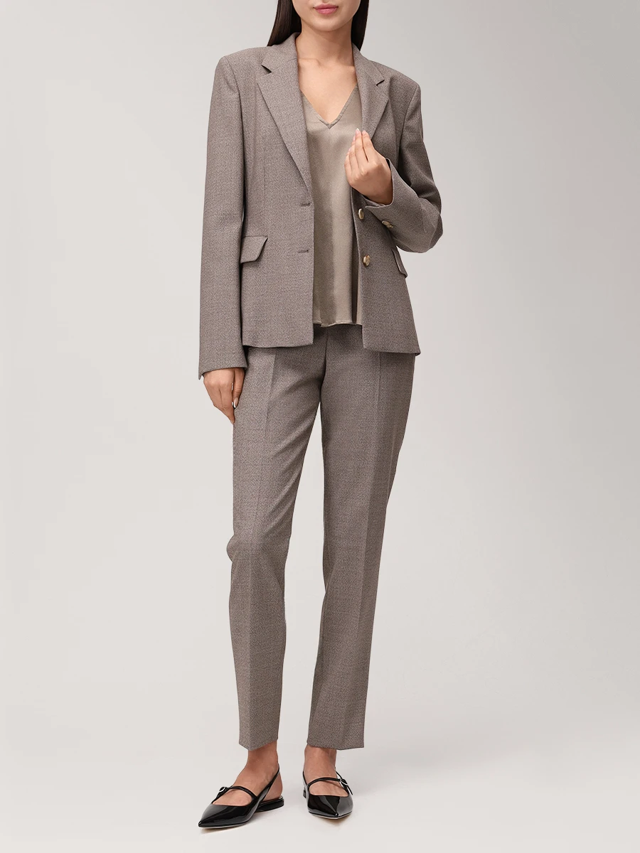 Костюм шерстяной BOSS 50544333/50545535/964 Коричневый  Фото 2