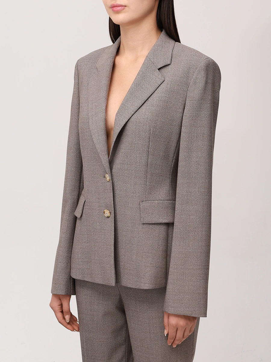 Костюм шерстяной BOSS 50544333/50545535/964 Коричневый  Фото 4