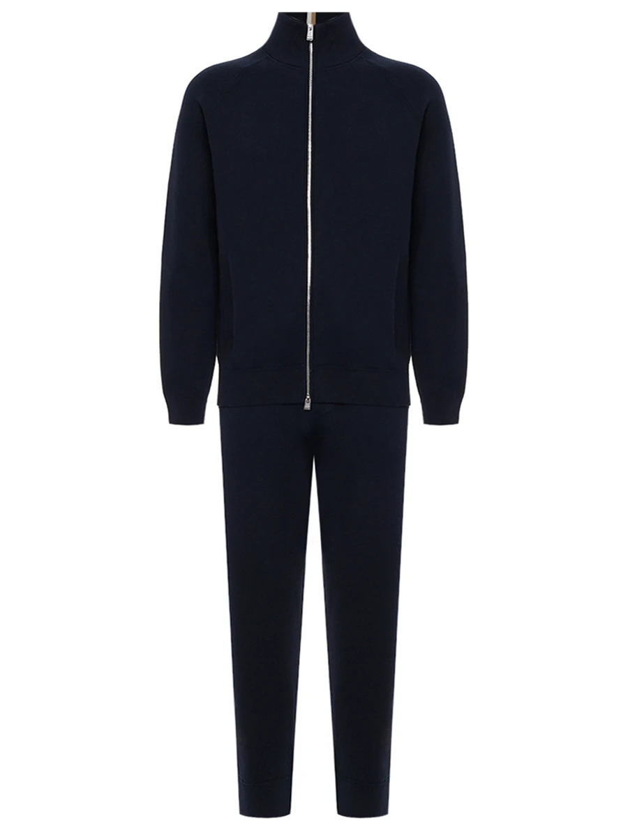 Костюм из хлопка и шерсти BOSS 50543150/50543154/404 Синий 