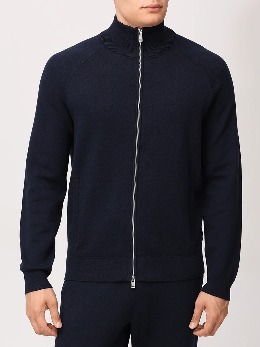 Костюм из хлопка и шерсти BOSS 50543150/50543154/404 Синий  Фото 4