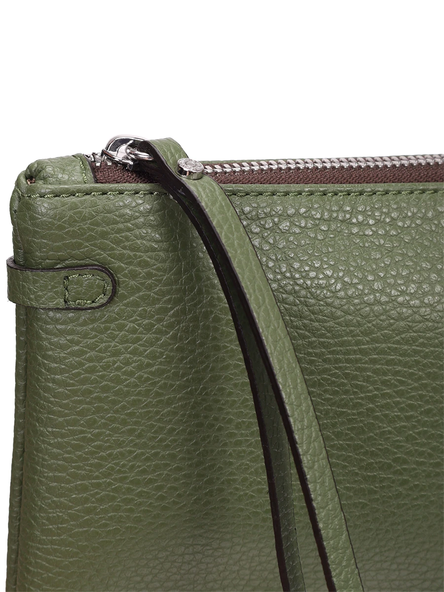 Клатч кожаный GIANNI CHIARINI BS 3695GRN/DEEP FIR Зеленый  Фото 5