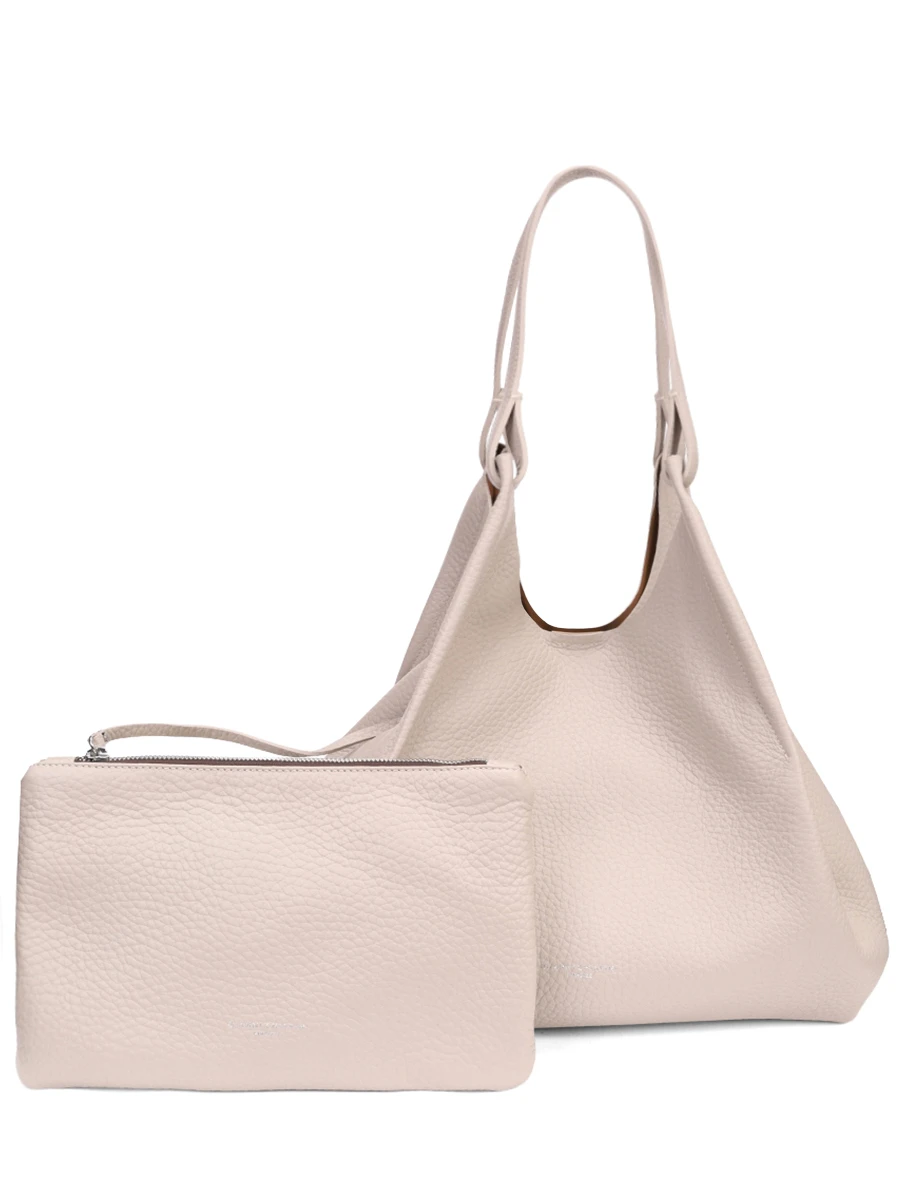 Сумка кожаная GIANNI CHIARINI BS 9720RNGDBL/LAMB Бежевый  Фото 3