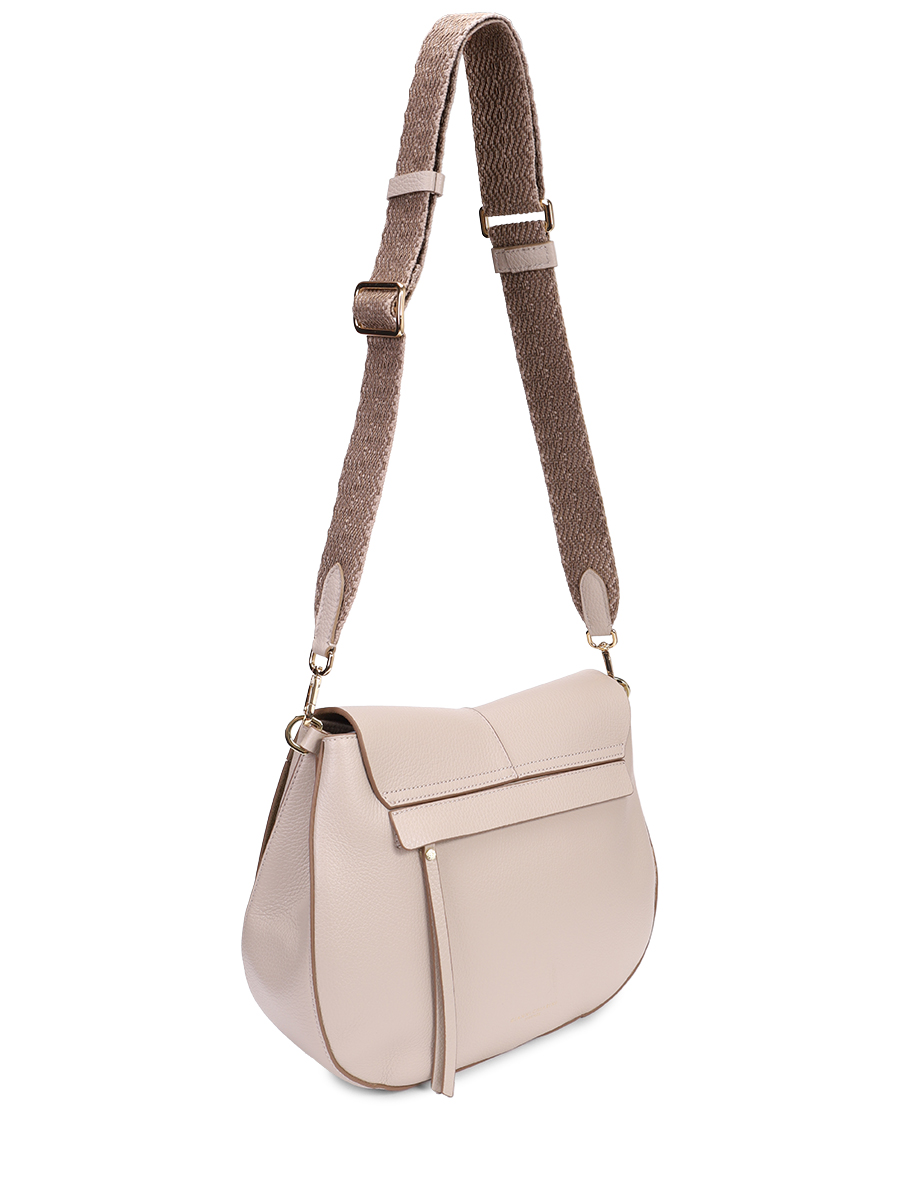 Сумка кожаная GIANNI CHIARINI BS 6037/COMMGRN-NAOP/LAMB Бежевый  Фото 3