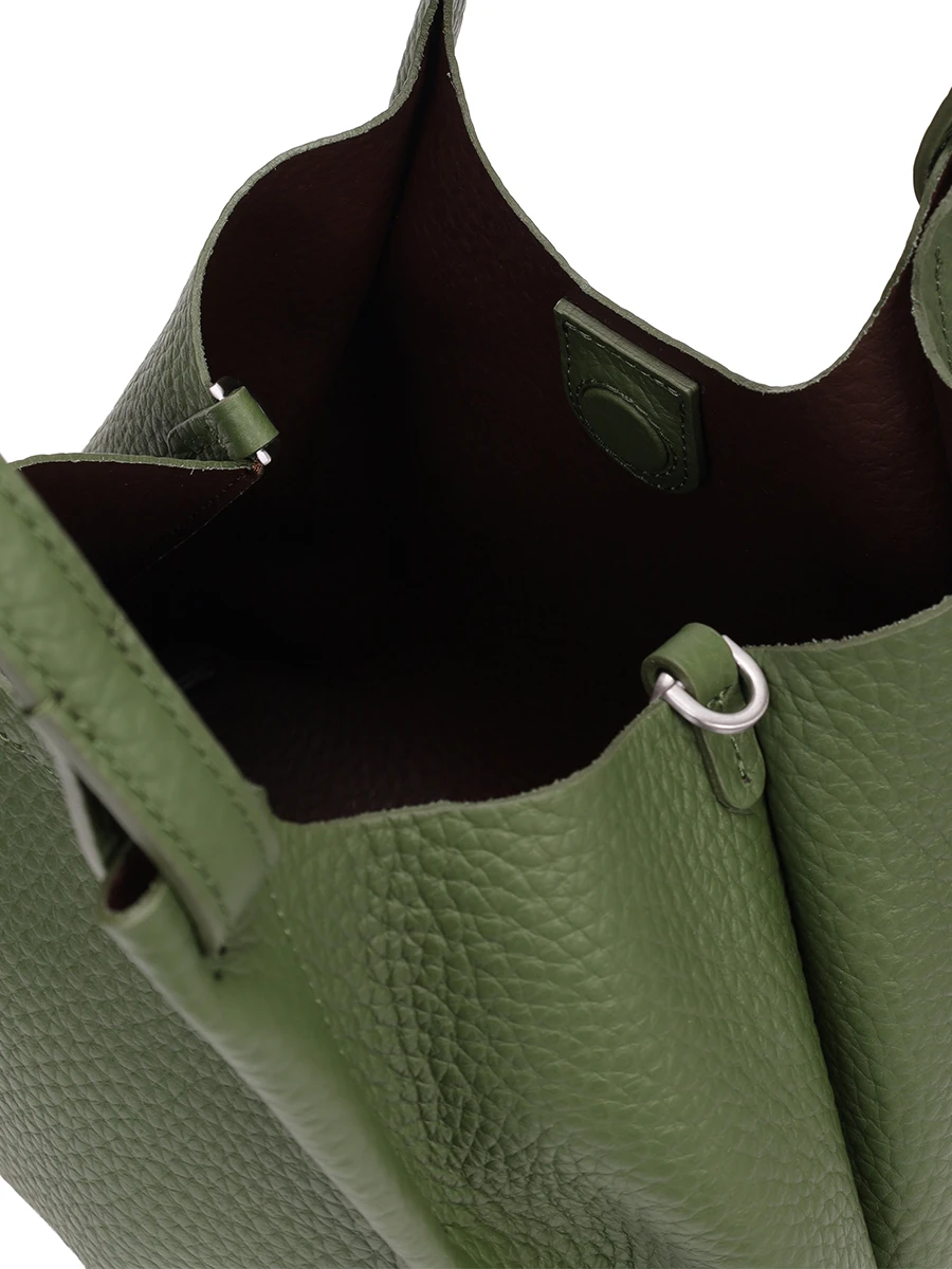 Сумка кожаная GIANNI CHIARINI BS 9719RNGDBL/DEEP FIR T.MORO Зеленый  Фото 5
