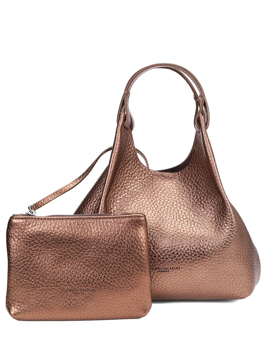 Сумка кожаная GIANNI CHIARINI BS 9719RNGDBL/TOASTED T.MORO Золотой  Фото 3