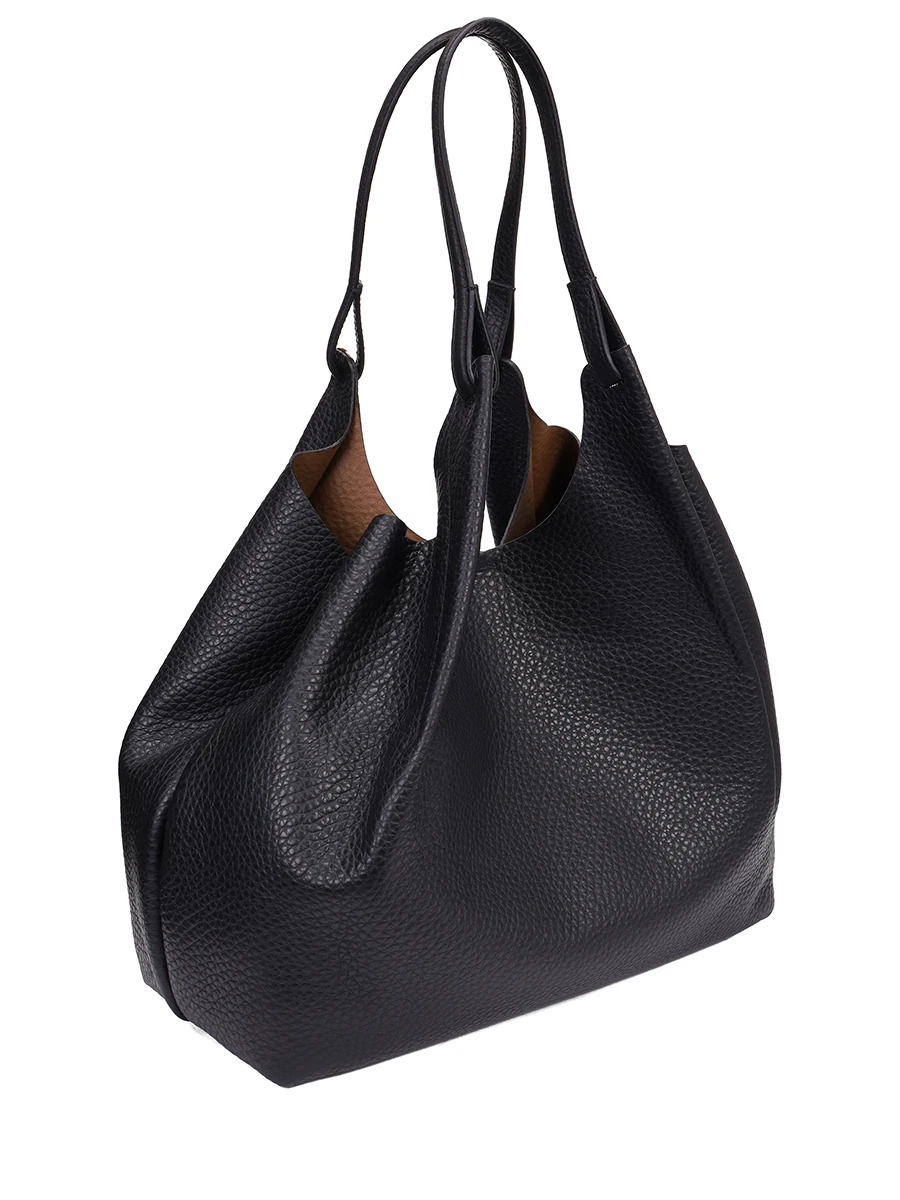 Сумка кожаная GIANNI CHIARINI BS 9720RNGDBL/NERO Черный  Фото 4