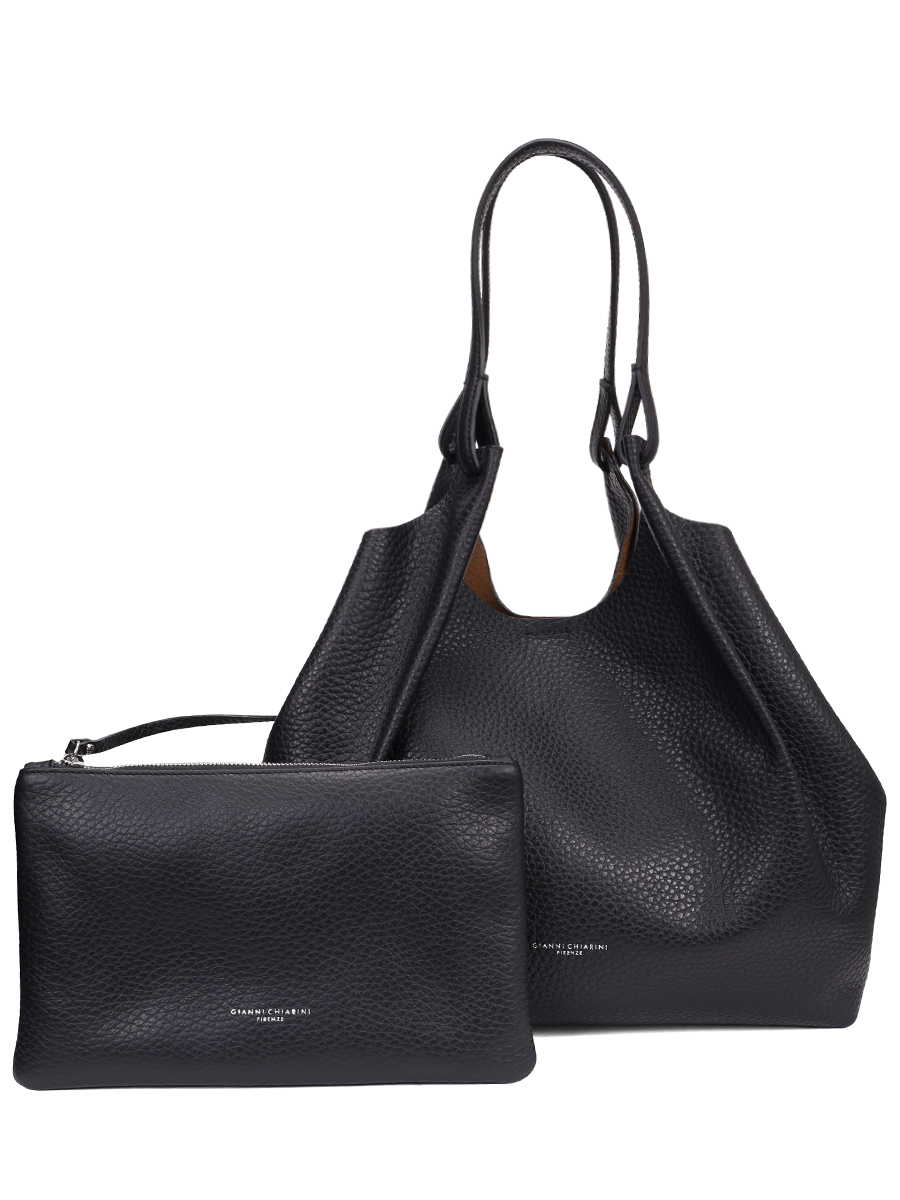 Сумка кожаная GIANNI CHIARINI BS 9720RNGDBL/NERO Черный  Фото 3