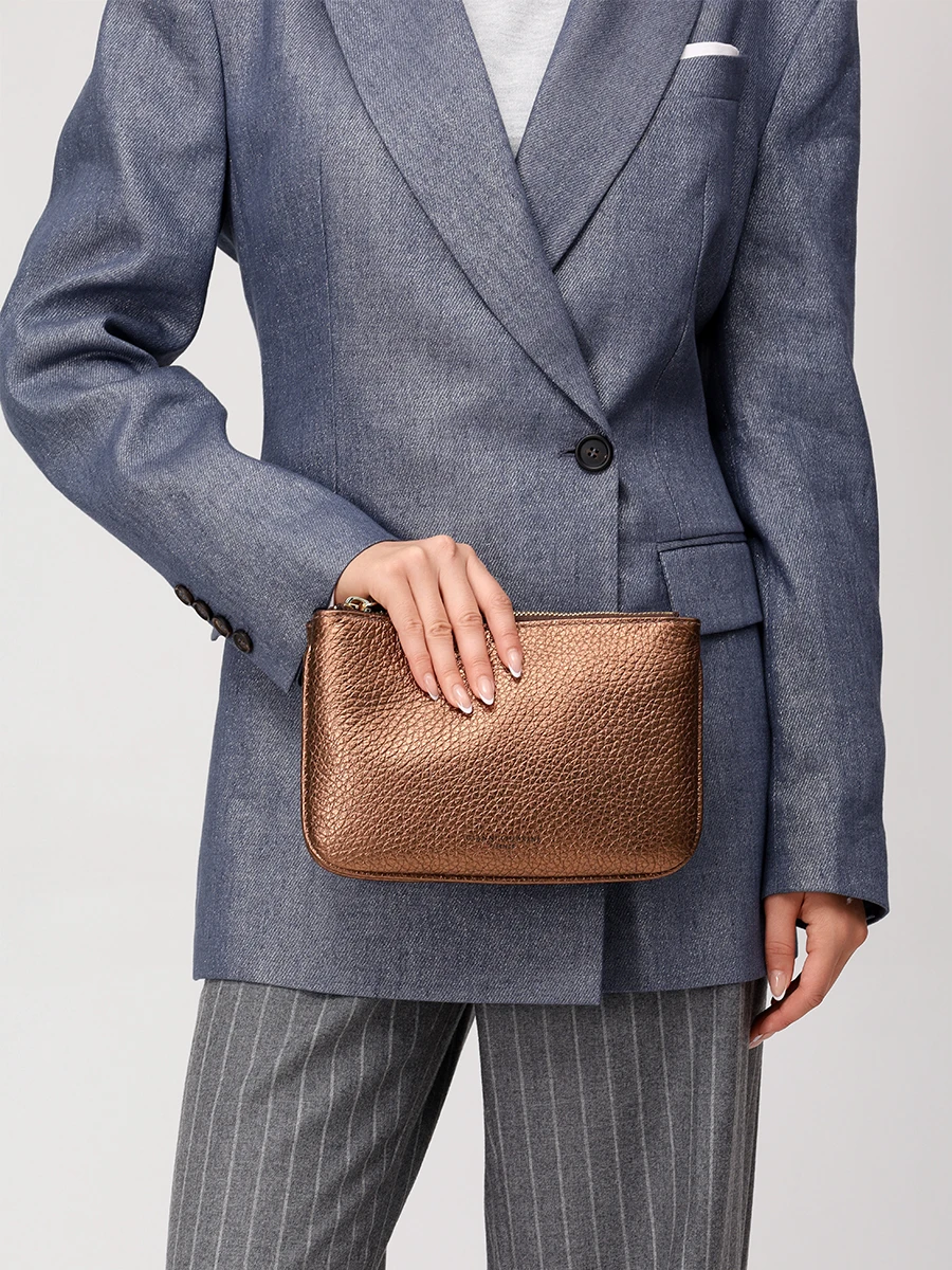 Сумка кожаная GIANNI CHIARINI BS 10435TKL/TOASTED Золотой  Фото 2