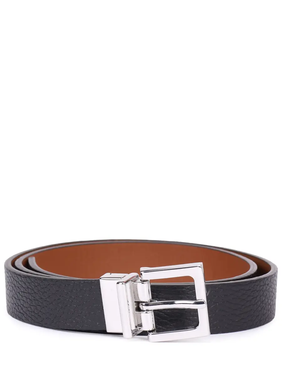 Ремень двусторонний кожаный GIANNI CHIARINI CN K00332GRN-NA/NERO 75-90 Черный 