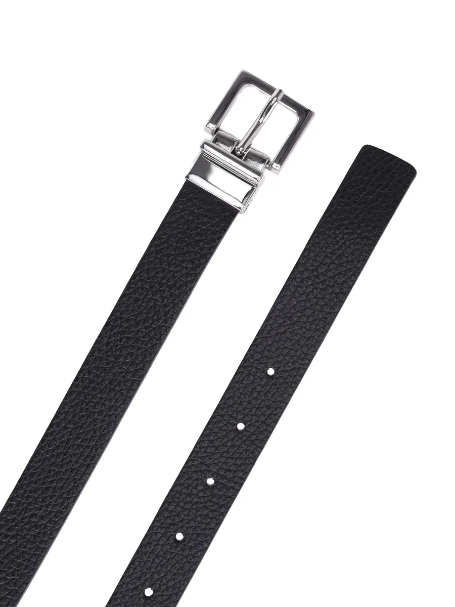 Ремень двусторонний кожаный GIANNI CHIARINI CN K00332GRN-NA/NERO 75-90 Черный  Фото 4